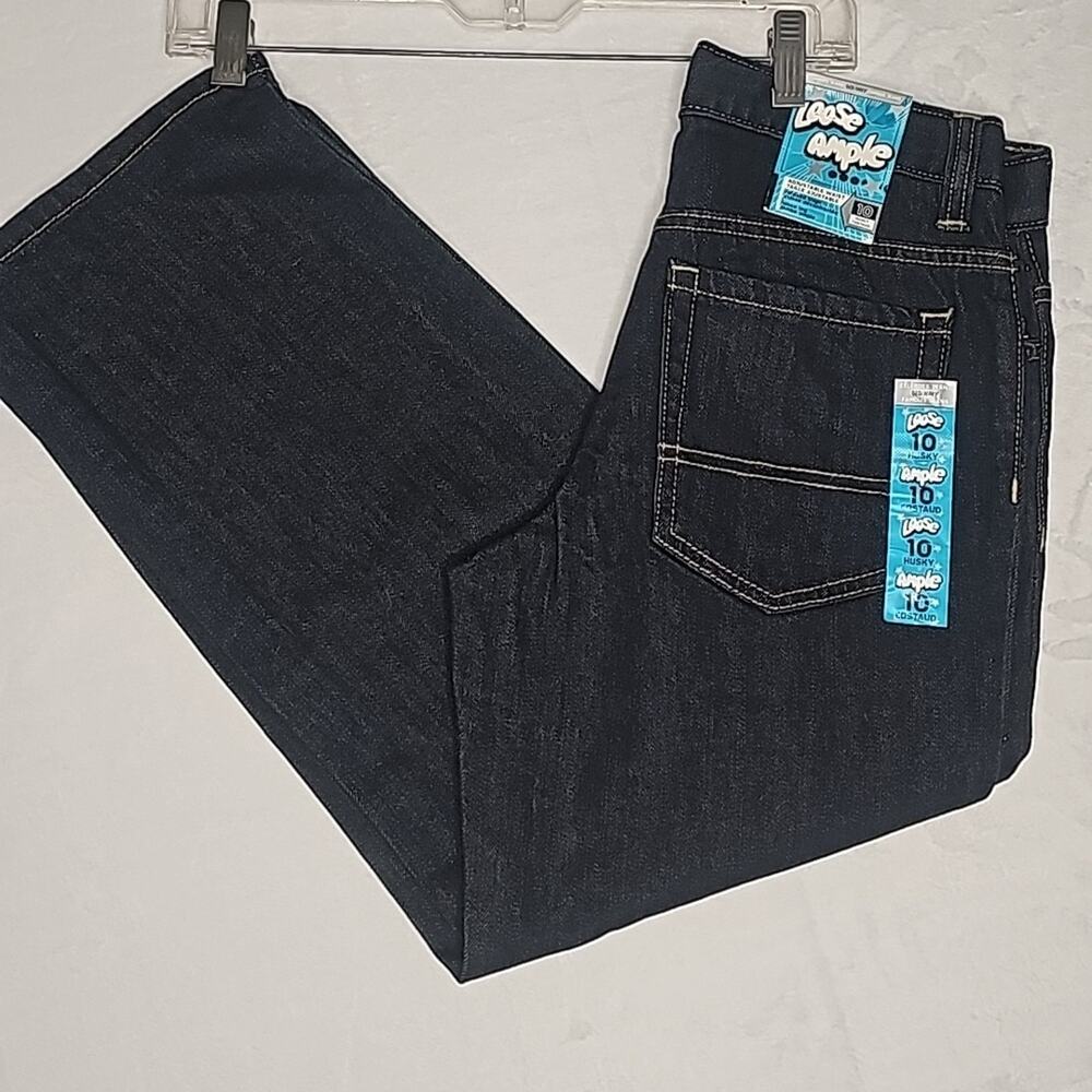 NWT Boy's Husky Sz 10 Loose Fit Jeans